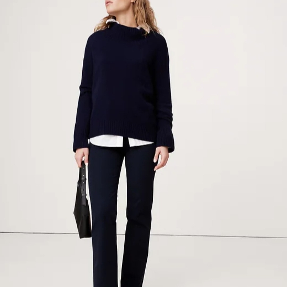 Banana Republic Navy Blue Sloan Pants - Size 8